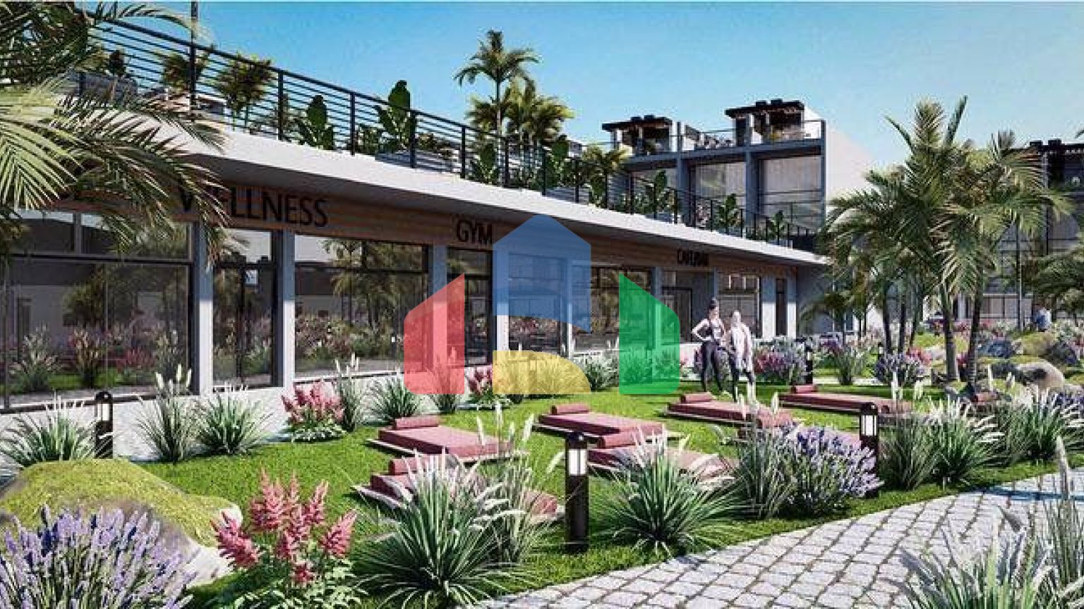 Двухкомнатная квартира 81 м2 в новом комплексе в Татлысу