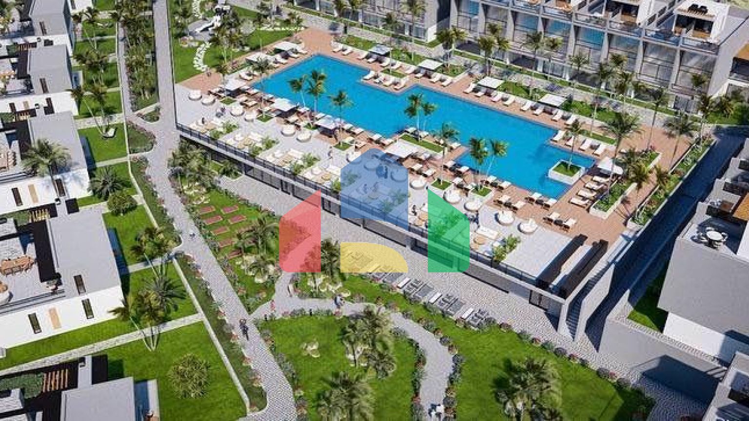 Двухкомнатная квартира 81 м2 в новом комплексе в Татлысу