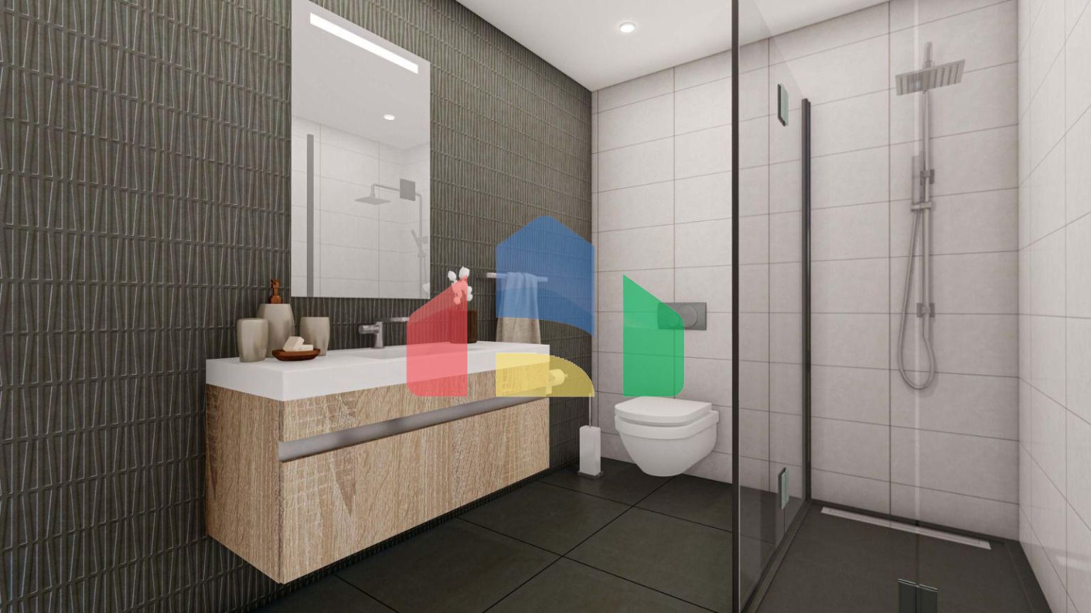 Двухкомнатная квартира 81 м2 в новом комплексе в Татлысу