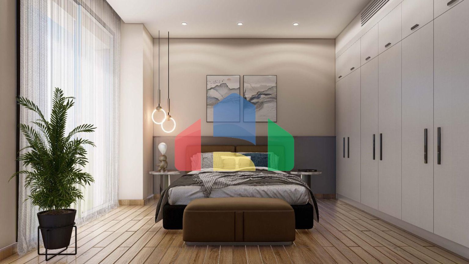 Двухкомнатная квартира 81 м2 в новом комплексе в Татлысу