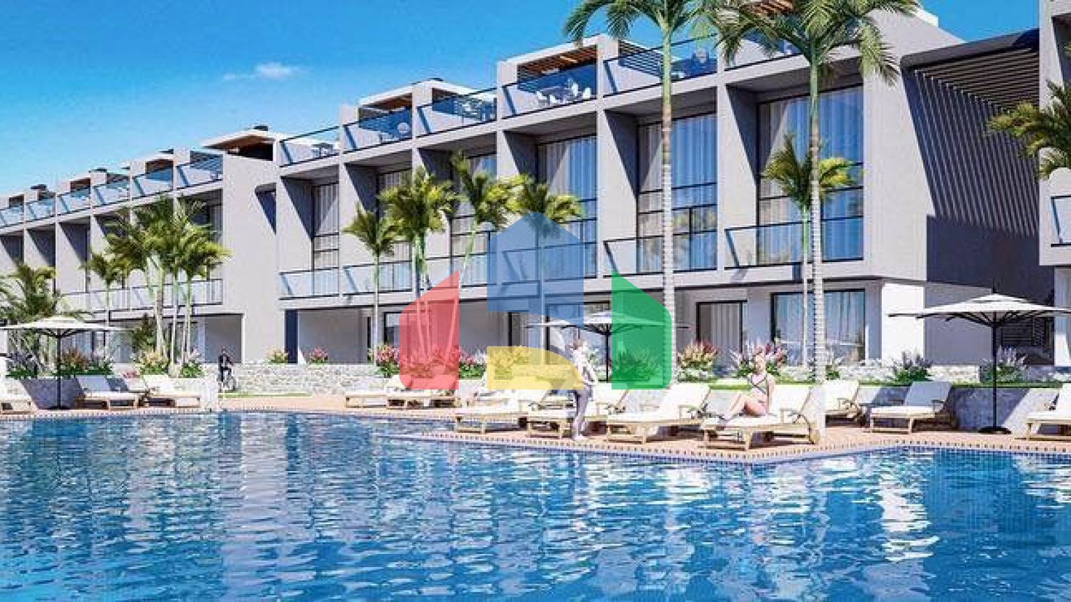 Двухкомнатная квартира 81 м2 в новом комплексе в Татлысу