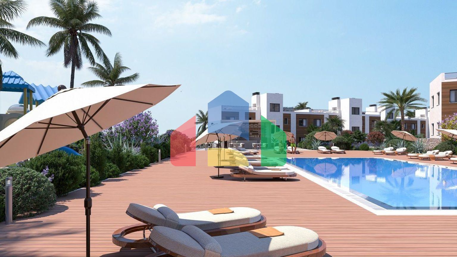 Квартира 2+1 Penthouse 75 м2 c большой террасой на крыше в новом комплексе