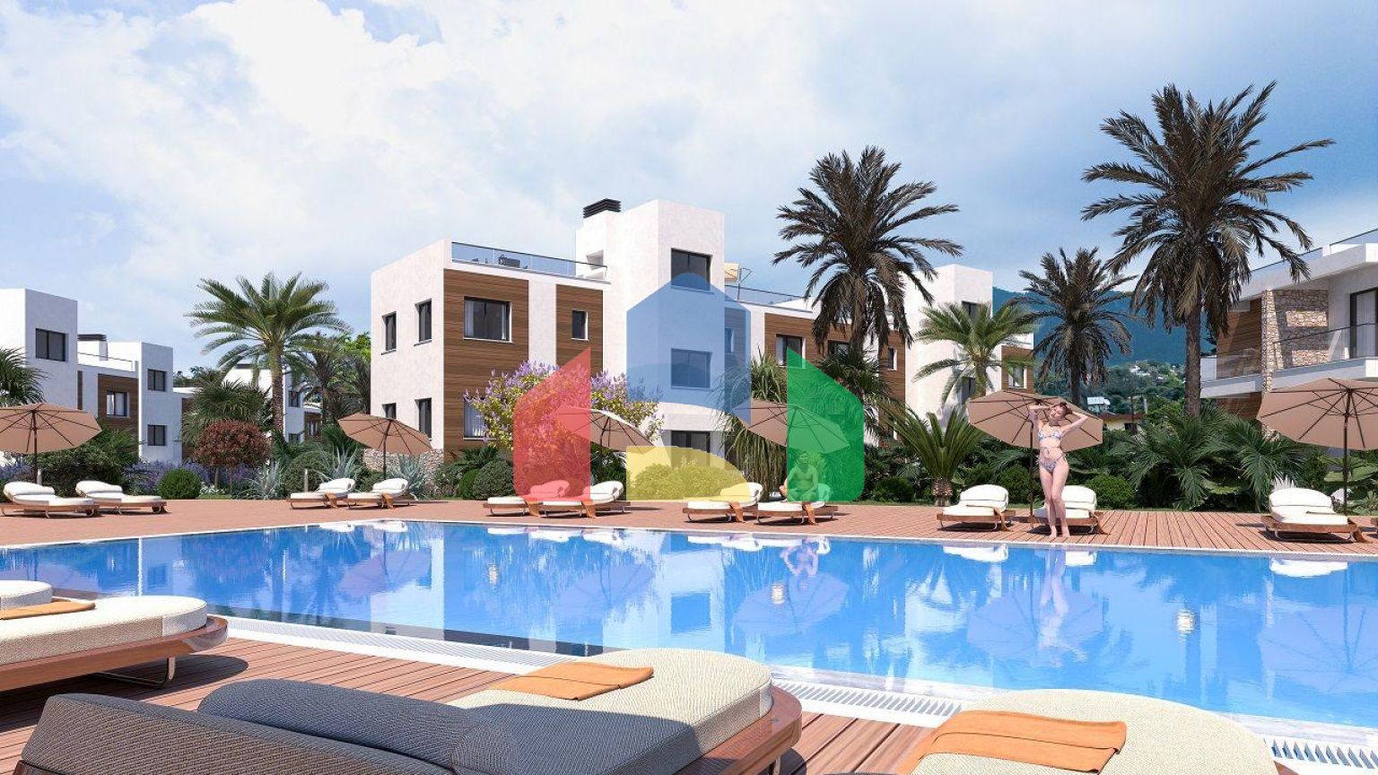 Квартира 2+1 Penthouse 75 м2 c большой террасой на крыше в новом комплексе