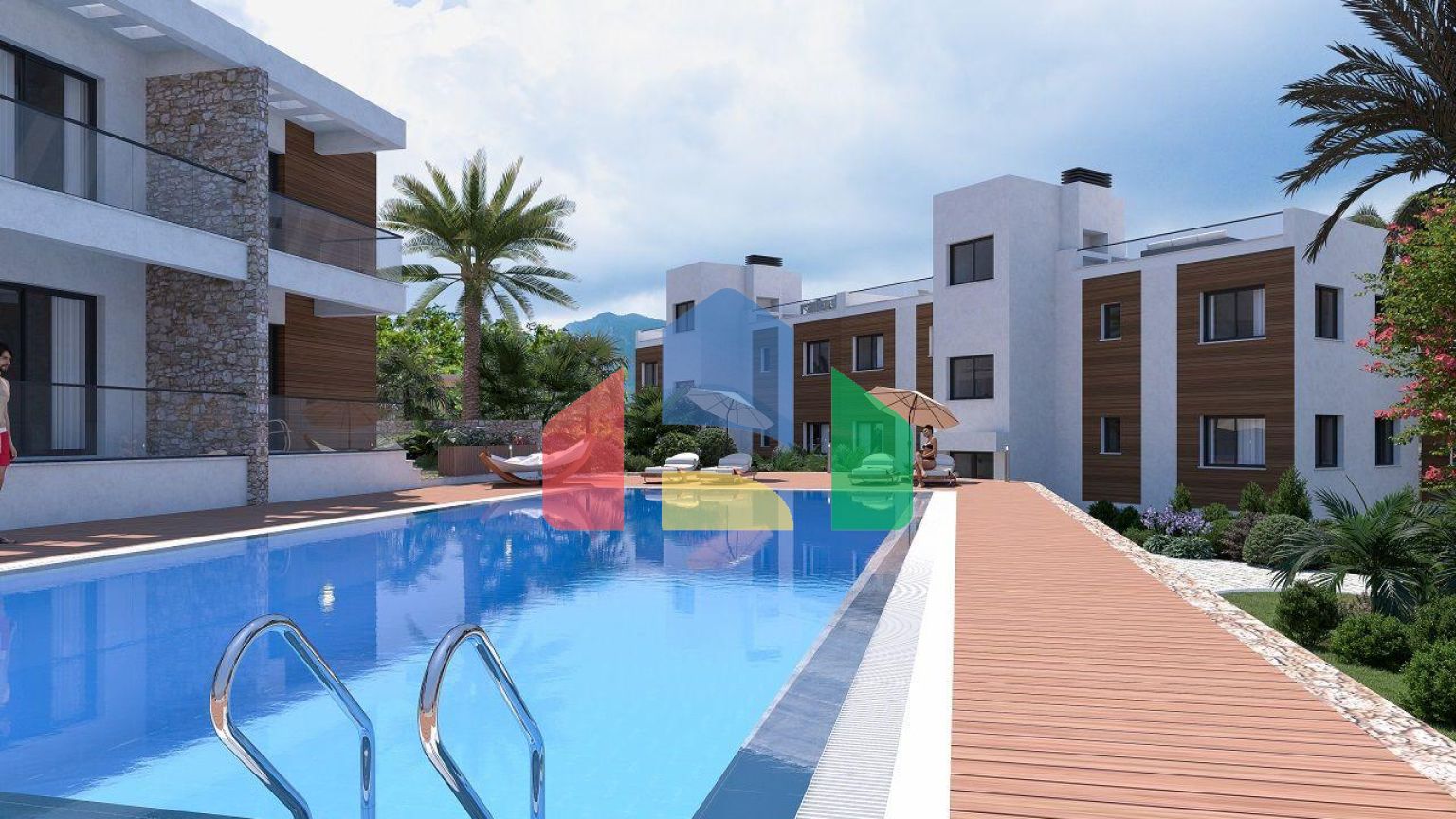 Квартира 2+1 Penthouse 75 м2 c большой террасой на крыше в новом комплексе