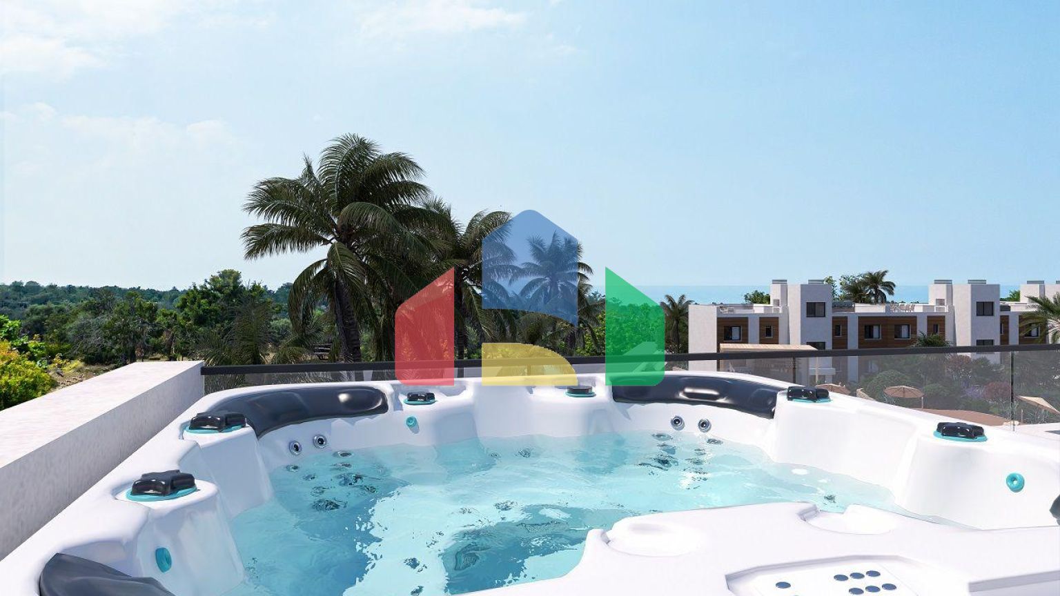 Квартира 2+1 Penthouse 75 м2 c большой террасой на крыше в новом комплексе