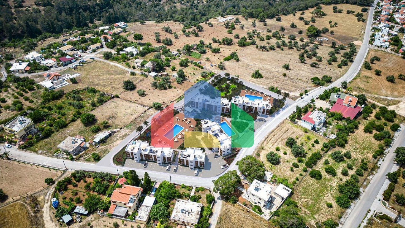 Квартира 2+1 Penthouse 75 м2 c большой террасой на крыше в новом комплексе