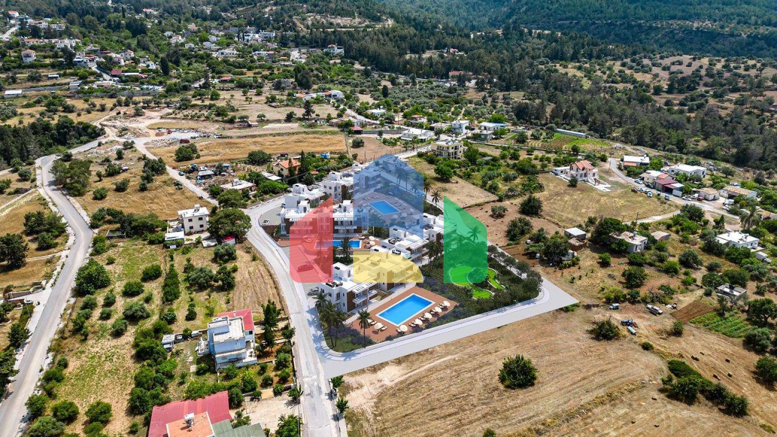 Квартира 2+1 Penthouse 75 м2 c большой террасой на крыше в новом комплексе