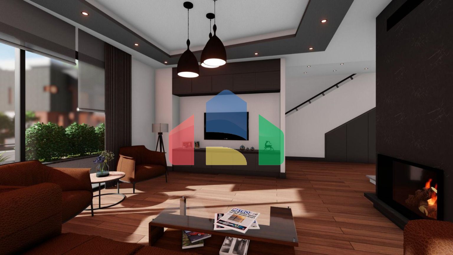 Вилла 4+1 (180 м2) в 10 минутах от моря