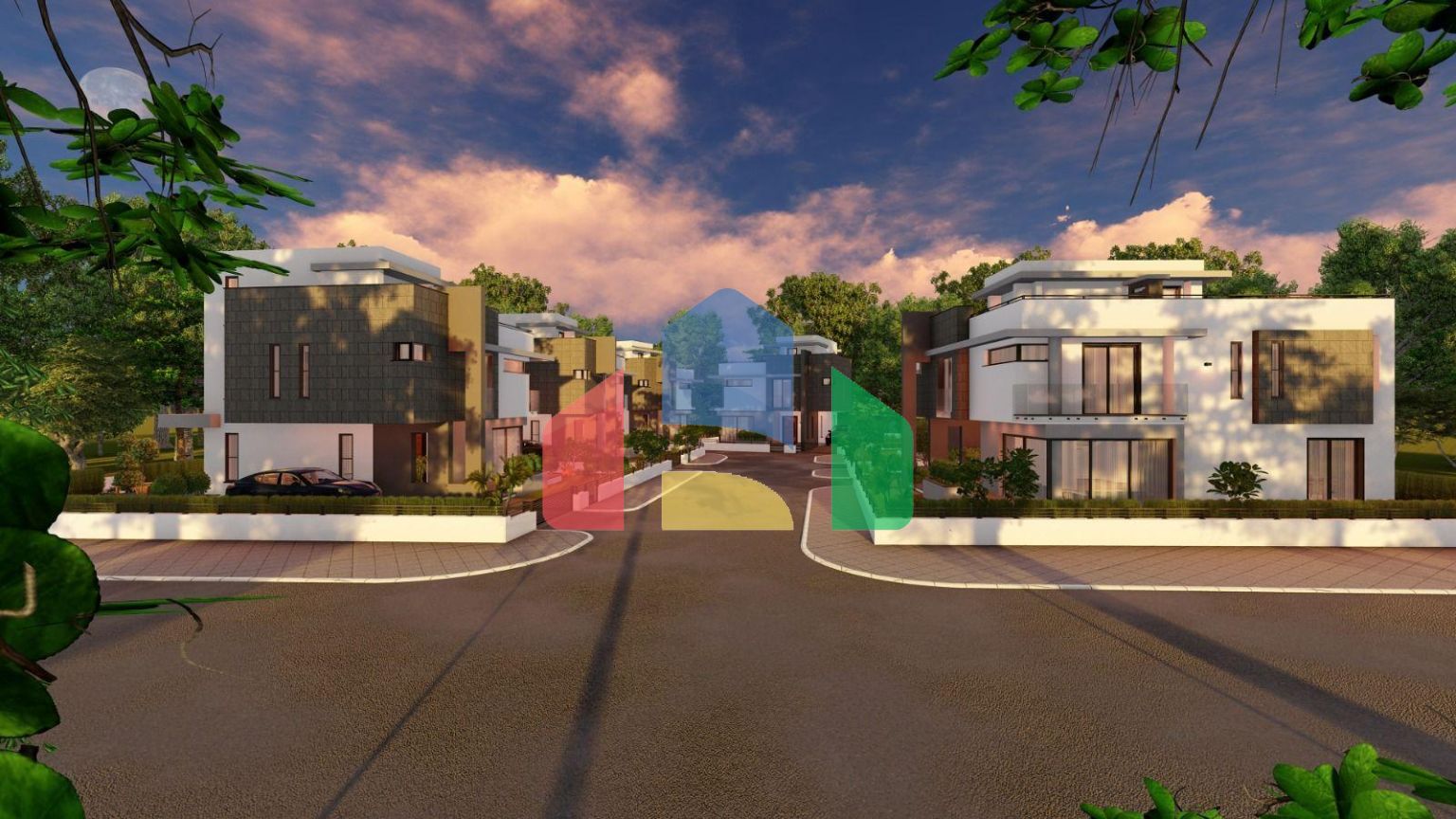 Вилла 4+1 (180 м2) в 10 минутах от моря