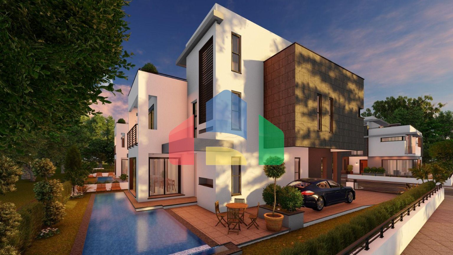 Вилла 4+1 (180 м2) в 10 минутах от моря