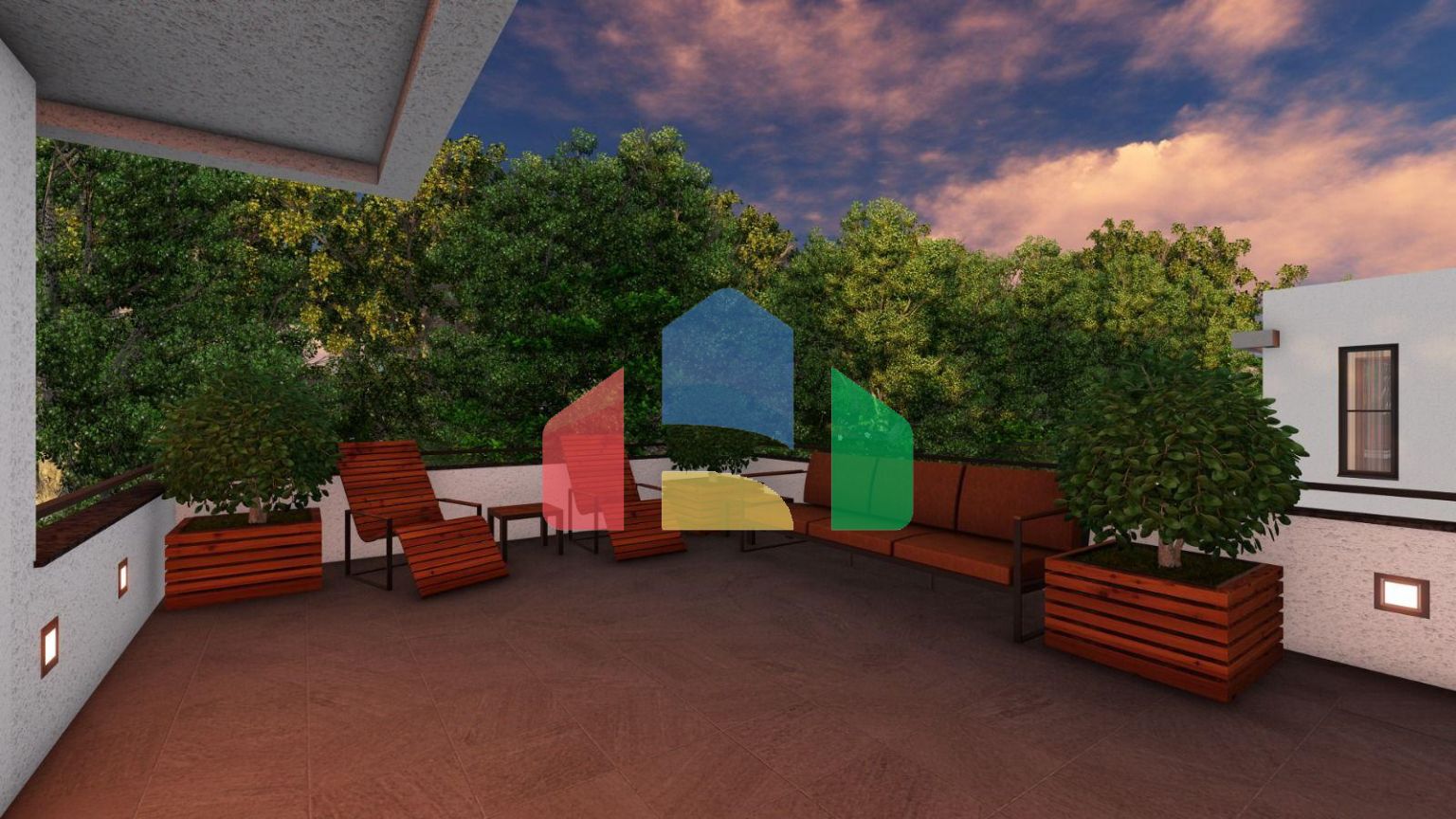 Вилла 4+1 (180 м2) в 10 минутах от моря