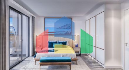 Трехкомнатная квартира 83 м2 с двумя террасами в новом красивом комплексе Трехкомнатная квартира 83 м2 с двумя террасами в новом красивом комплексе