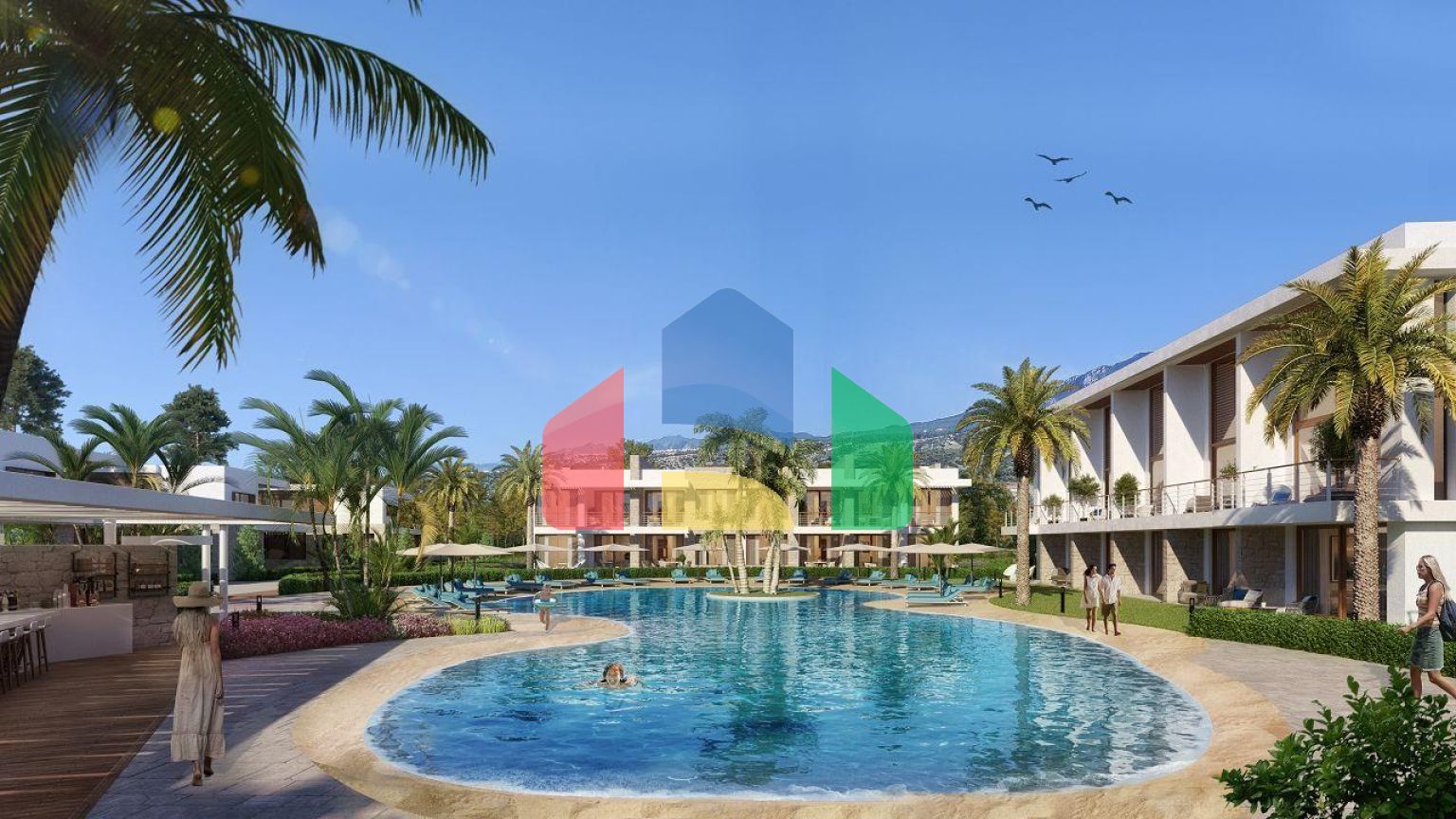 Трехкомнатный Loft Penthouse 82 м2 в красивом комплексе в Эсентепе