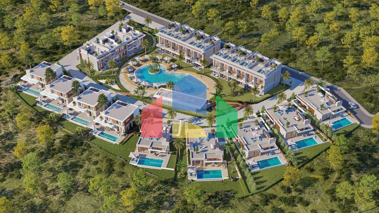 Трехкомнатный Loft Penthouse 82 м2 в красивом комплексе в Эсентепе