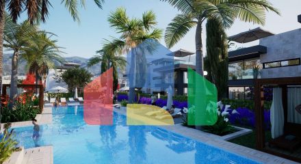 3-комнатные апартаменты 80 м2 с террасой и садом в новом комплексе в Алсанджаке 3-комнатные апартаменты 80 м2 с террасой и садом в новом комплексе в Алсанджаке