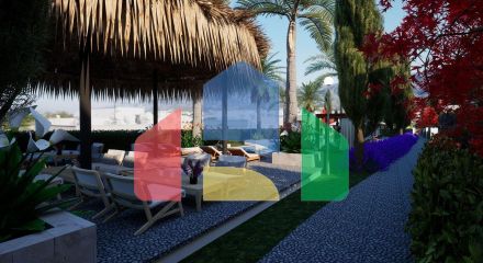 3-комнатные апартаменты 80 м2 с террасой и садом в новом комплексе в Алсанджаке 3-комнатные апартаменты 80 м2 с террасой и садом в новом комплексе в Алсанджаке