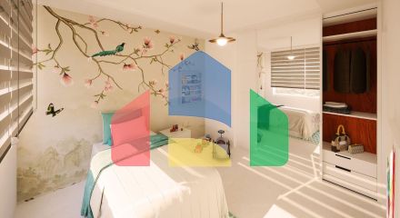 3-комнатные апартаменты 80 м2 с террасой и садом в новом комплексе в Алсанджаке 3-комнатные апартаменты 80 м2 с террасой и садом в новом комплексе в Алсанджаке