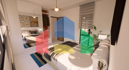 3-комнатные апартаменты 80 м2 с террасой и садом в новом комплексе в Алсанджаке 3-комнатные апартаменты 80 м2 с террасой и садом в новом комплексе в Алсанджаке