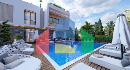 2-комнатные апартаменты 50 м2 с балконом и садом в Алсанджаке 2-комнатные апартаменты 50 м2 с балконом и садом в Алсанджаке