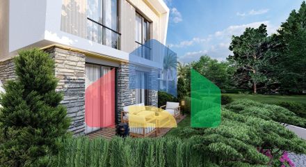 2-комнатные апартаменты 50 м2 с балконом и садом в Алсанджаке 2-комнатные апартаменты 50 м2 с балконом и садом в Алсанджаке