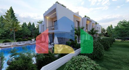 2-комнатные апартаменты 50 м2 с балконом и садом в Алсанджаке 2-комнатные апартаменты 50 м2 с балконом и садом в Алсанджаке