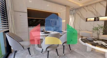 2-комнатные апартаменты 50 м2 с балконом и садом в Алсанджаке 2-комнатные апартаменты 50 м2 с балконом и садом в Алсанджаке