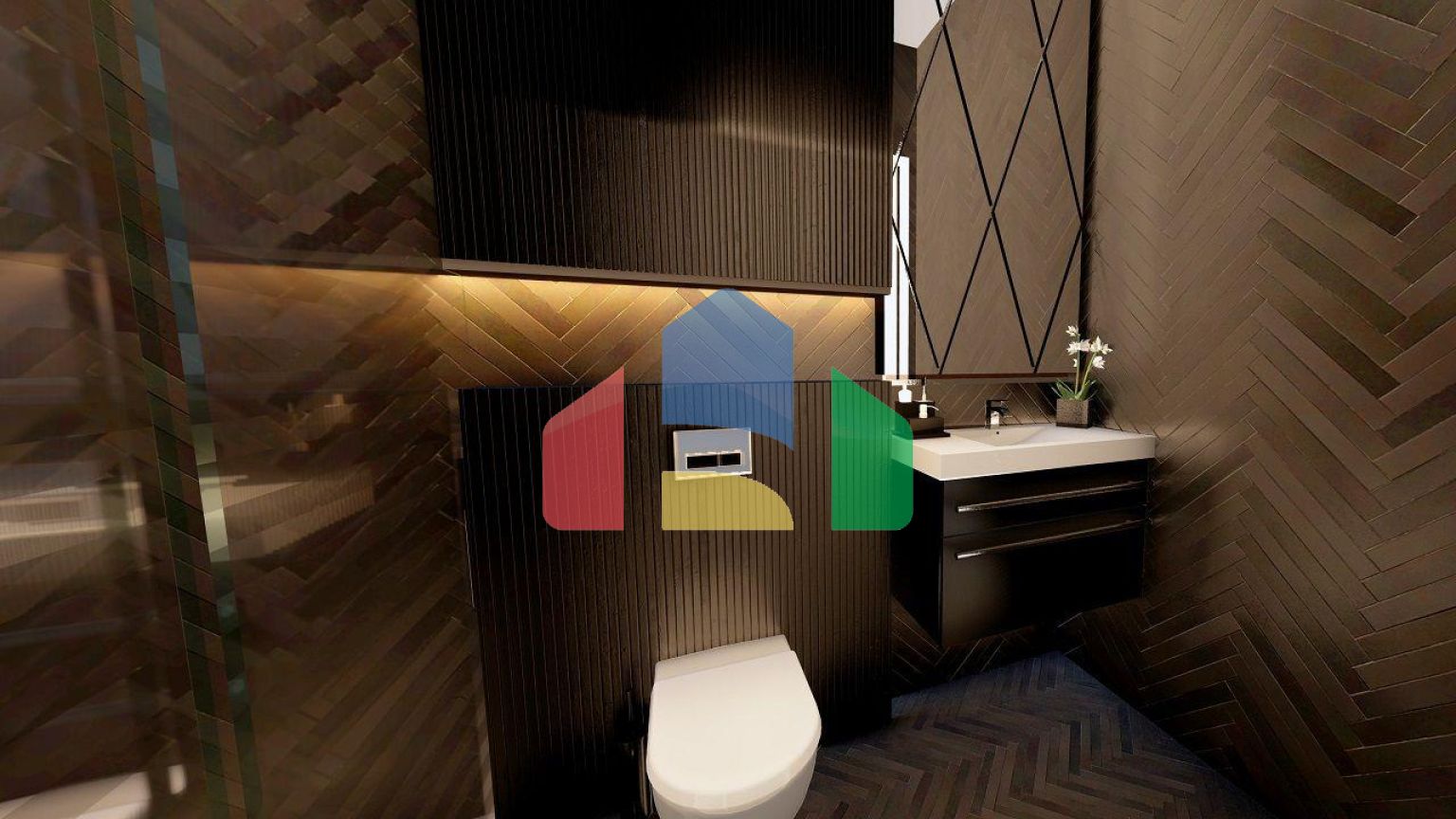 Трехкомнатная квартира 70 м2 с балконом и садом в Алсанджаке