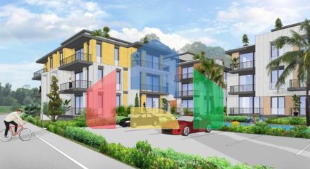 3-комнатные апартаменты 81 м2 с балконом 7 м2 в новом и тихом комплексе в Алсанджаке 3-комнатные апартаменты 81 м2 с балконом 7 м2 в новом и тихом комплексе в Алсанджаке