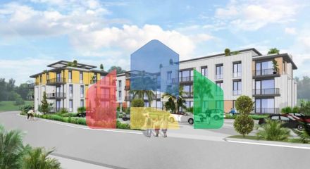 3-комнатные апартаменты 81 м2 с балконом 7 м2 в новом и тихом комплексе в Алсанджаке 3-комнатные апартаменты 81 м2 с балконом 7 м2 в новом и тихом комплексе в Алсанджаке