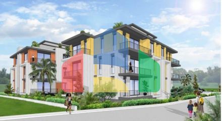 3-комнатные апартаменты 81 м2 с балконом 7 м2 в новом и тихом комплексе в Алсанджаке 3-комнатные апартаменты 81 м2 с балконом 7 м2 в новом и тихом комплексе в Алсанджаке