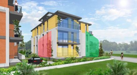 3-комнатные апартаменты 81 м2 с балконом 7 м2 в новом и тихом комплексе в Алсанджаке 3-комнатные апартаменты 81 м2 с балконом 7 м2 в новом и тихом комплексе в Алсанджаке