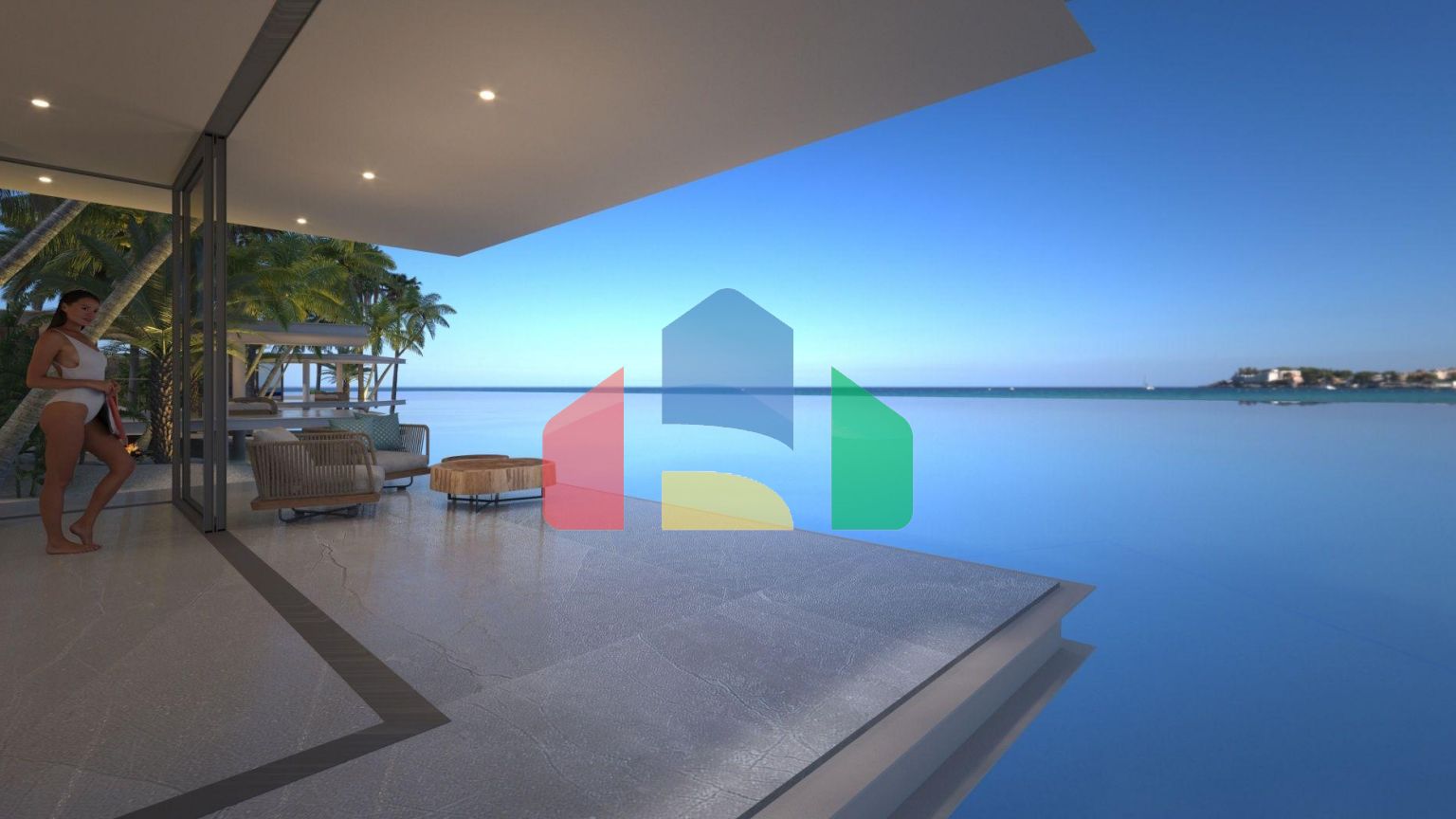 Двухкомнатная квартира 60 м2 в одном из самых красивых комплексов на берегу моря