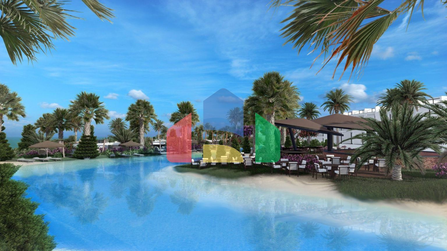 Двухкомнатная квартира 60 м2 в одном из самых красивых комплексов на берегу моря