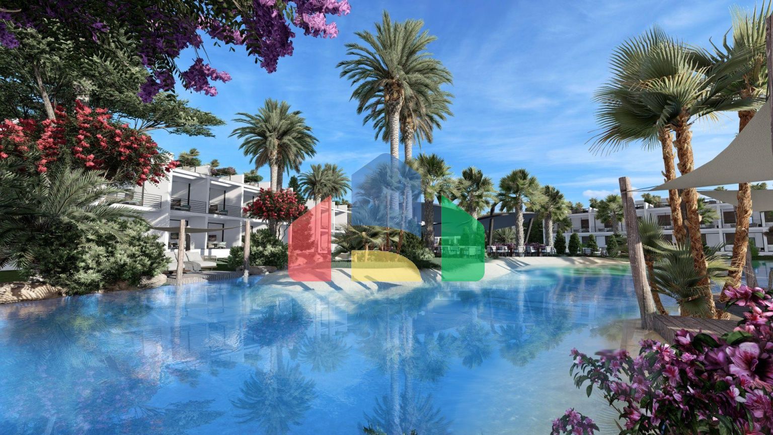 Двухкомнатная квартира 60 м2 в одном из самых красивых комплексов на берегу моря