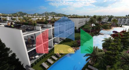 Двухкомнатная квартира 60 м2 в одном из самых красивых комплексов на берегу моря Двухкомнатная квартира 60 м2 в одном из самых красивых комплексов на берегу моря