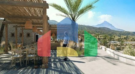 Студия 39 м2 с частным бассейном в 700 метрах от моря Студия 39 м2 с частным бассейном в 700 метрах от моря