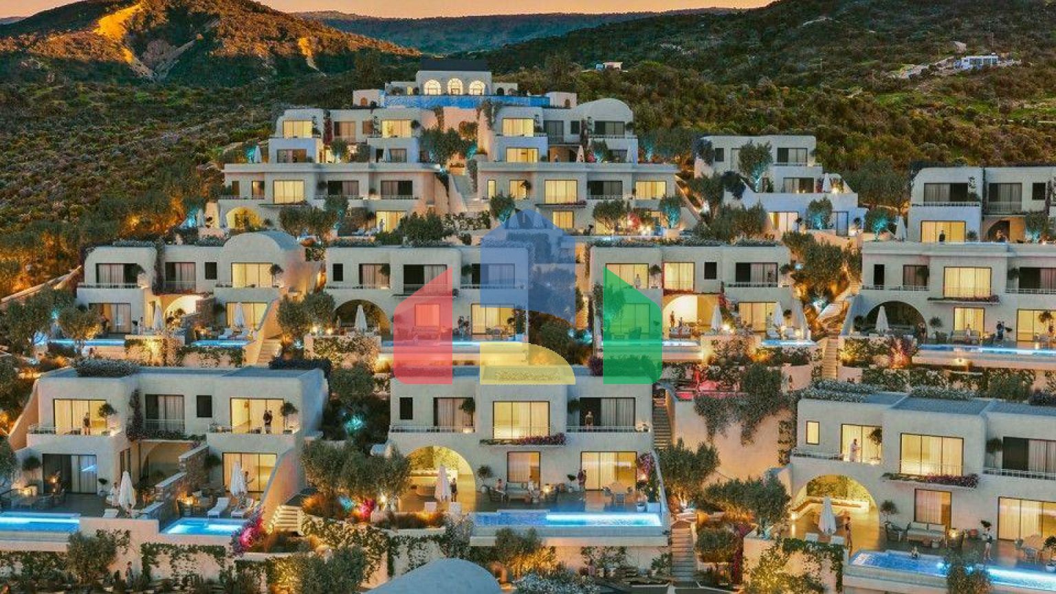 Двухкомнатная джуниор вилла  76 м2 с частным бассейном и просторной террасой рядом с морем