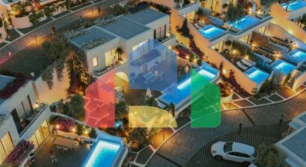 Двухкомнатная джуниор вилла  76 м2 с частным бассейном и просторной террасой рядом с морем