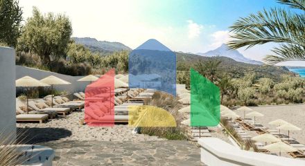 Двухкомнатная джуниор вилла  76 м2 с частным бассейном и просторной террасой рядом с морем