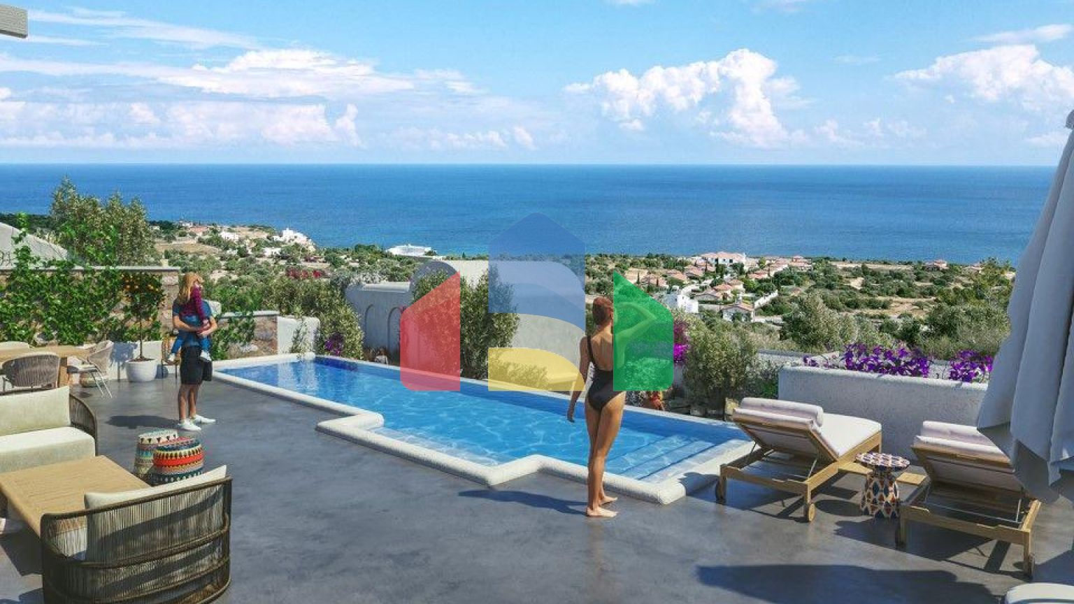 Трехкомнатная премиум вилла 116 м2 с просторной террасой с выходом к частному бассейну