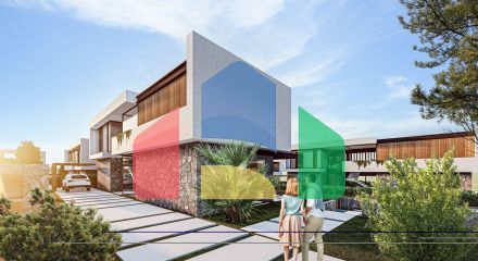 Современная вилла 3+1 (241 м2) с большой террасой и бассейном в Чаталкое Современная вилла 3+1 (241 м2) с большой террасой и бассейном в Чаталкое