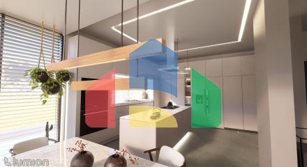 Современная вилла 3+1 (241 м2) с большой террасой и бассейном в Чаталкое Современная вилла 3+1 (241 м2) с большой террасой и бассейном в Чаталкое