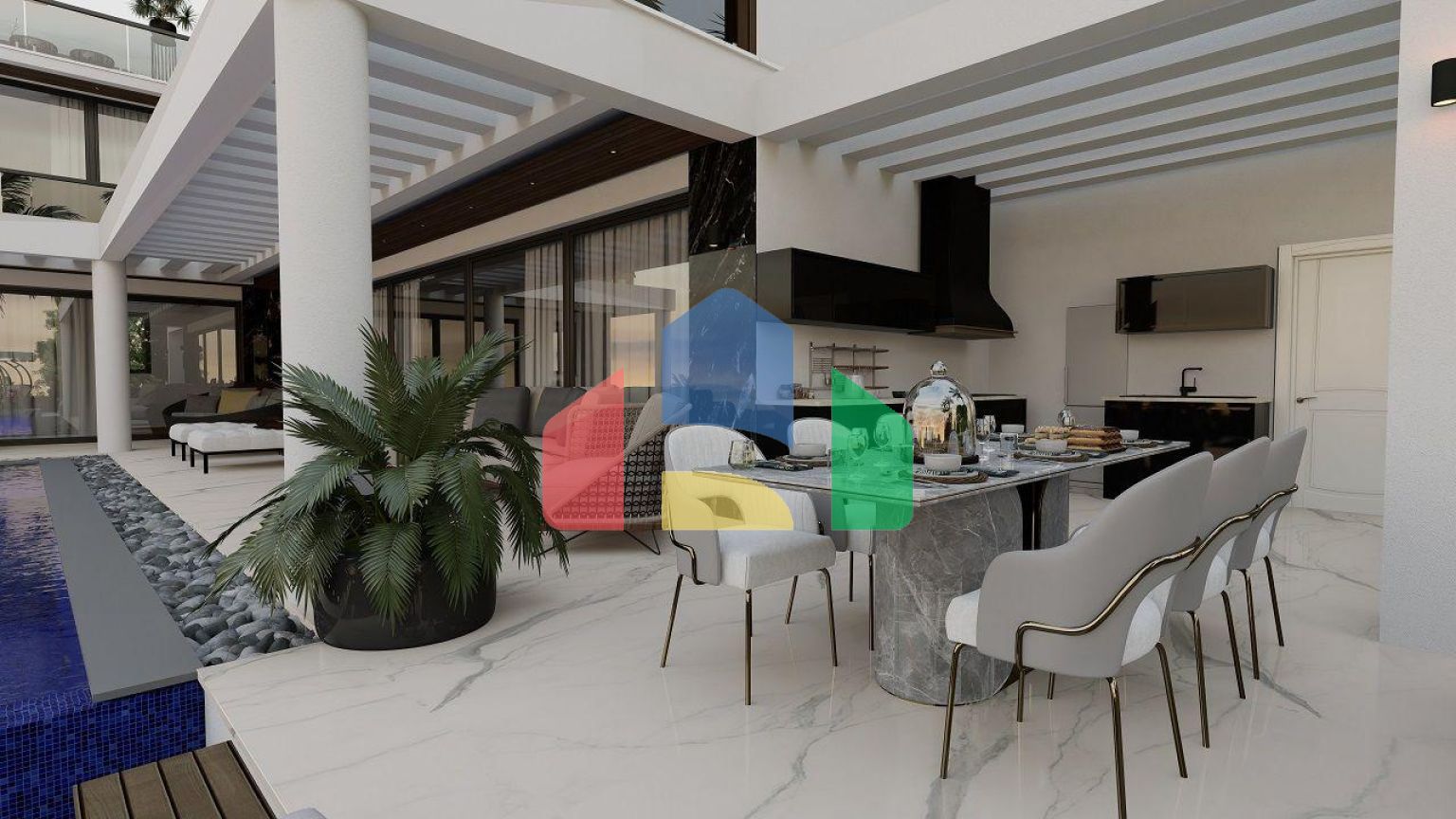 Роскошная вилла 4+1 (440 м2) в престижном районе Кирении