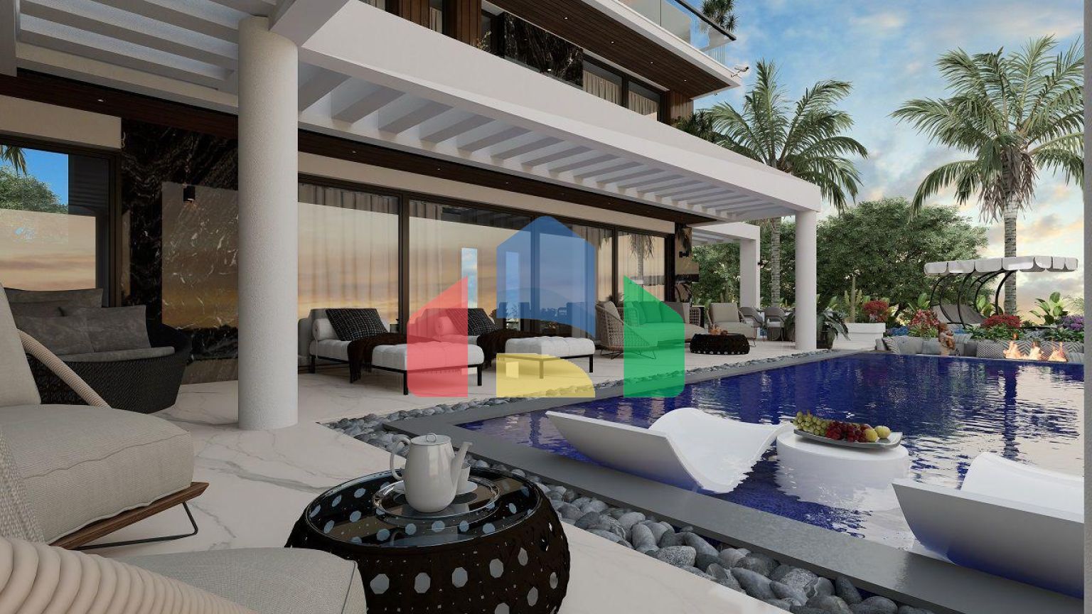 Роскошная вилла 4+1 (440 м2) в престижном районе Кирении