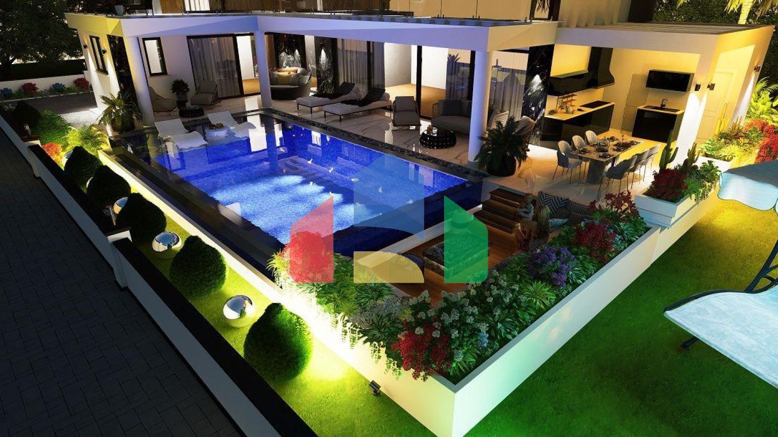 Роскошная вилла 4+1 (440 м2) в престижном районе Кирении