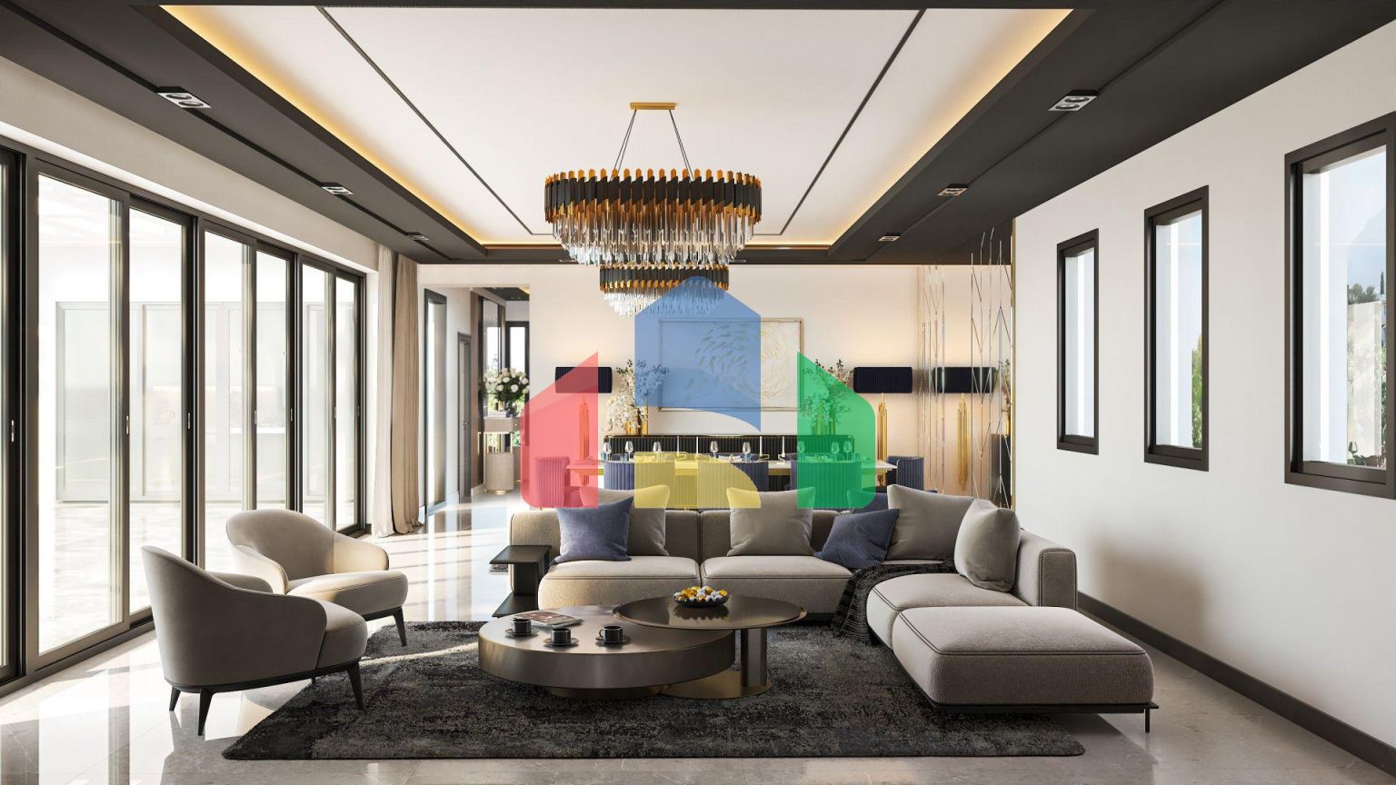 Роскошная вилла 4+1 (440 м2) в престижном районе Кирении