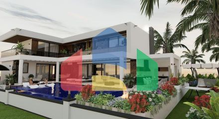 Роскошная вилла 4+1 (440 м2) с большим бассейном в живописном районе Кирении