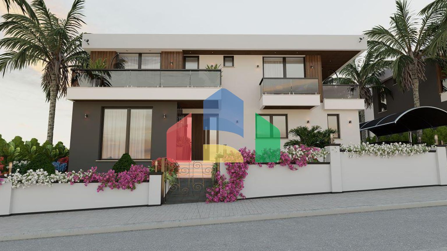 Роскошная вилла 4+1 (440 м2) с большим бассейном в живописном районе Кирении