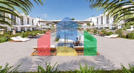 Студия 44 м2 с террасой 8 м2 в Бахчели Студия 44 м2 с террасой 8 м2 в Бахчели