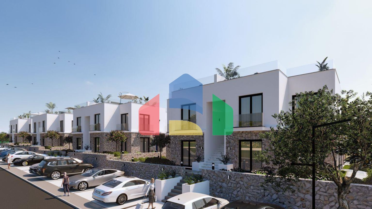 Студия 44 м2 с террасой 8 м2 в Бахчели